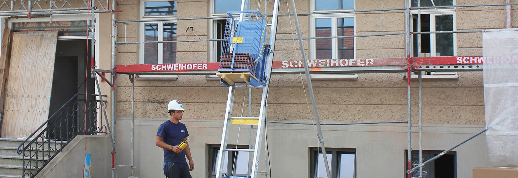 Unsere Lastenaufzüge eignen sich zum Materialtransport und sind auch nützliche Helfer bei Umzügen